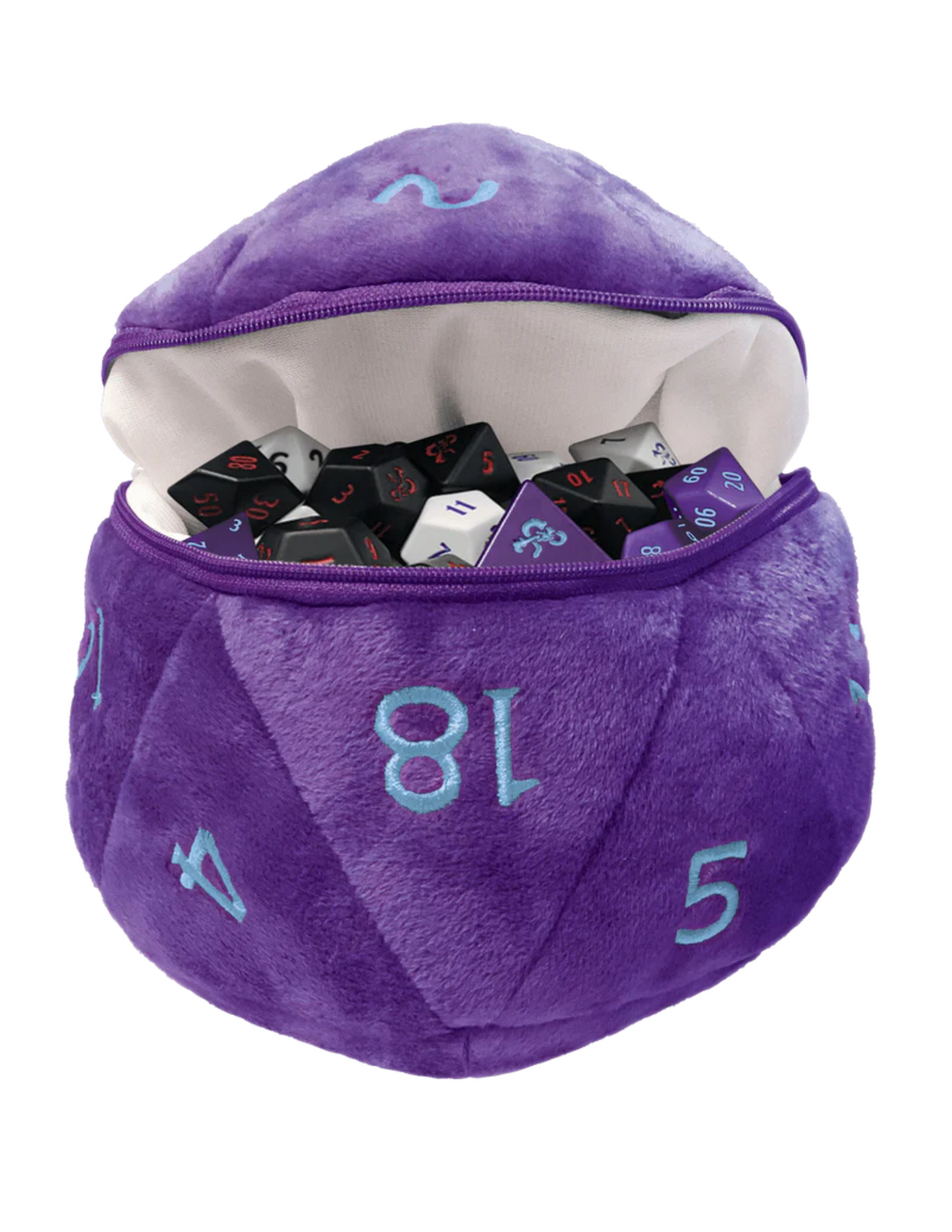 The Shattered Obelisk Underdark D20 Plush Dice Bag for Dungeons And Dragons (D&D)