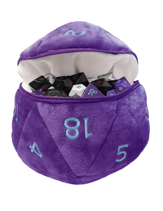 The Shattered Obelisk Underdark D20 Plush Dice Bag for Dungeons And Dragons (D&D)