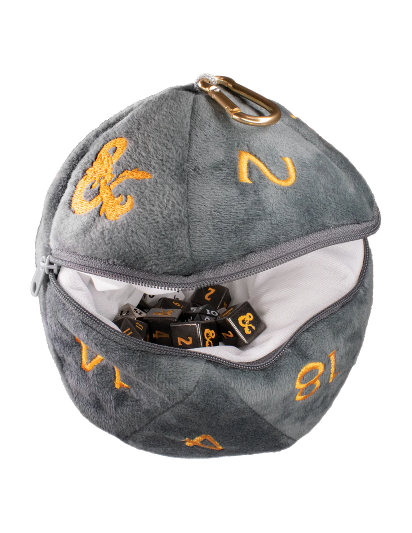 DUNGEONS AND DRAGONS (D&D) D20 PLUSH DICE BAG: REALMSPACE