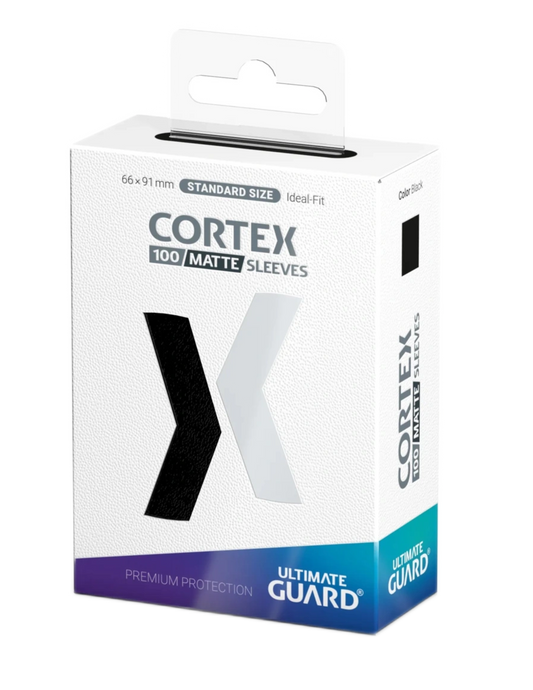 Cortex Sleeves Standard Size Matte - Black (100)