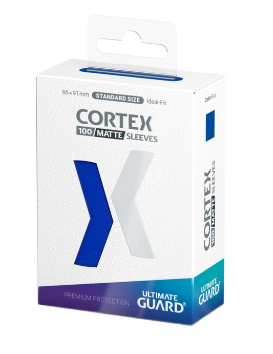 Cortex Sleeves Standard Size Matte - Blue (100)