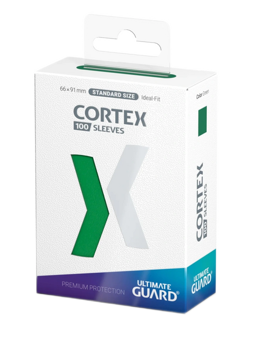 Cortex Sleeves Standard Size Glossy - Green (100)