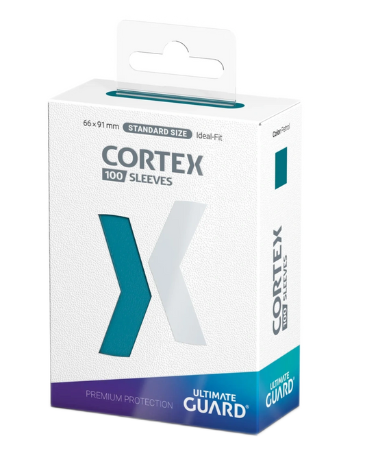 Cortex Sleeves Standard Size Glossy - Petrol (100)