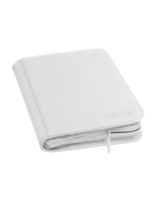 4 Pocket Zipfolio Xenoskin White Binder