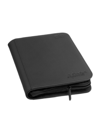 4 Pocket Zipfolio Xenoskin Black Binder