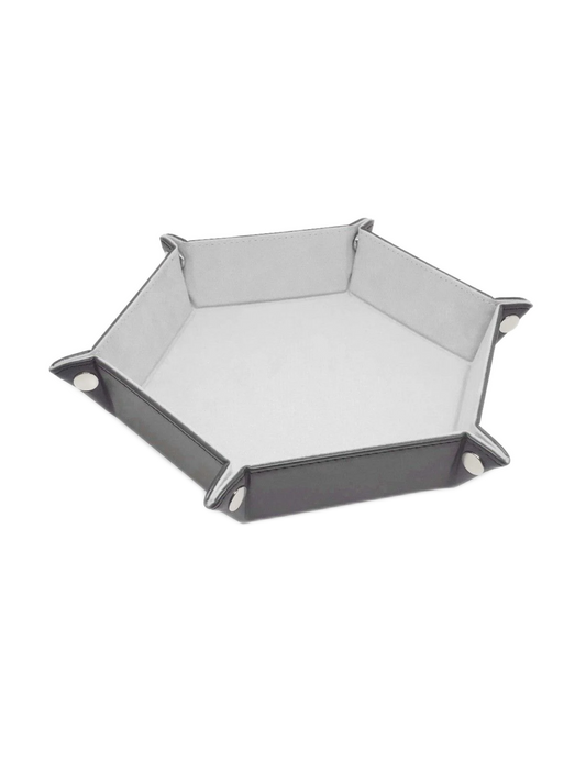 Hexagon Dice Tray- White