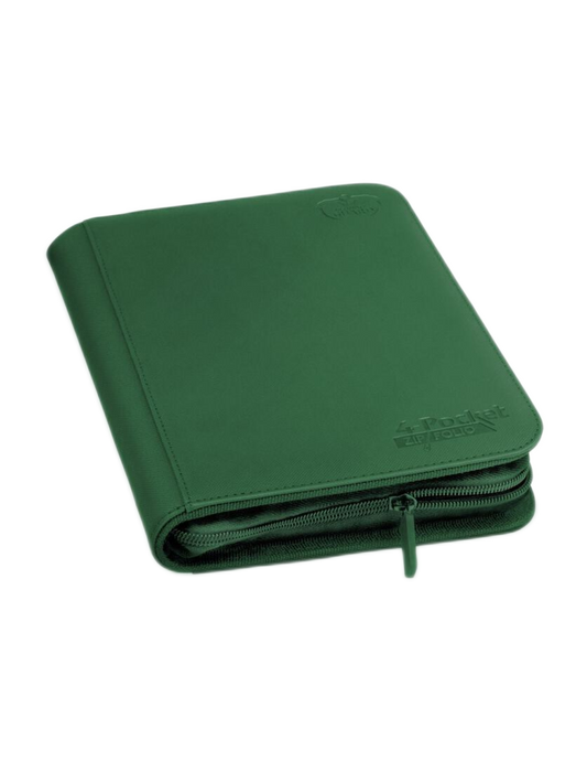 4 Pocket Zipfolio Xenoskin Green Binder