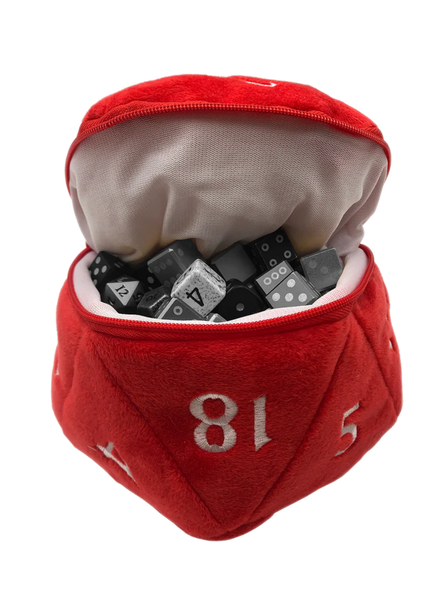 ULTRA PRO: PLUSH D20 DICE BAG: RED
