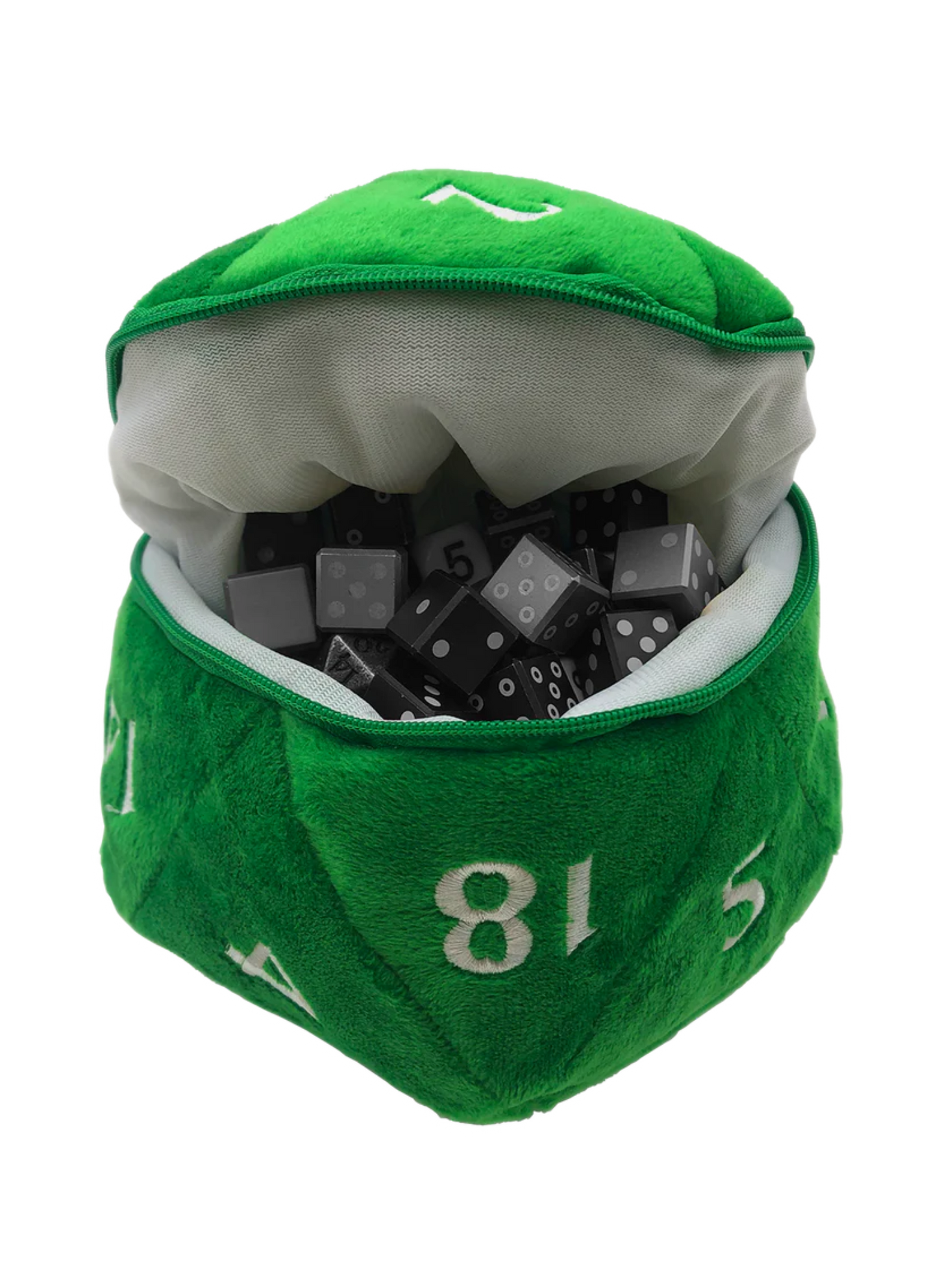 ULTRA PRO: PLUSH D20 DICE BAG: GREEN