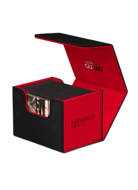 Sidewinder 100+ Xenoskin Synergy Deck Box - Black/Red