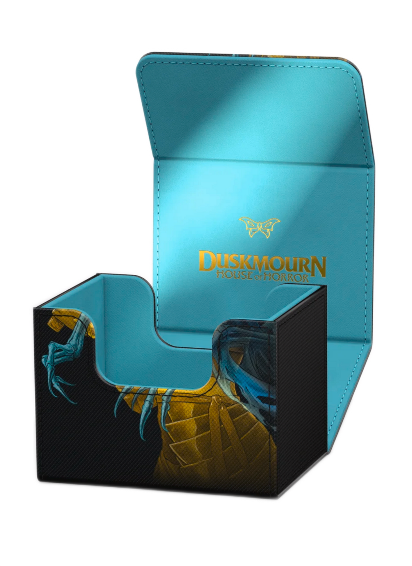 Sidewinder 100+ Xenoskin Deck Box Magic: The Gathering "Duskmourn: House of Horror" - The Wandering Rescuer