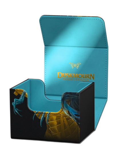 Sidewinder 100+ Xenoskin Deck Box Magic: The Gathering "Duskmourn: House of Horror" - The Wandering Rescuer