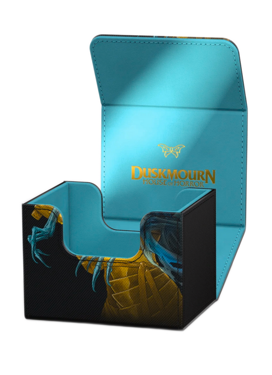 Sidewinder 100+ Xenoskin Deck Box Magic: The Gathering "Duskmourn: House of Horror" - The Wandering Rescuer