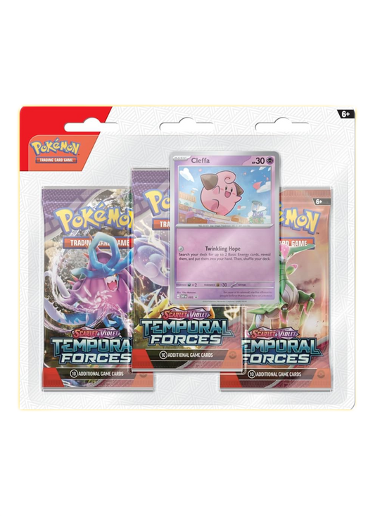 Temporal Forces 3 Pack Blister (Cleffa or Cyclizar)