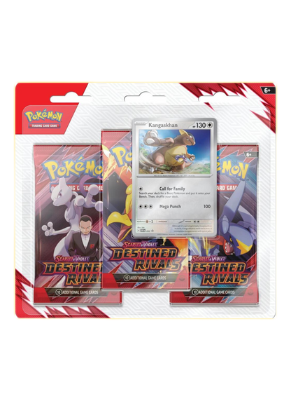 Destined Rivals 3 Pack Blister (Zebstrika or Kangaskhan)