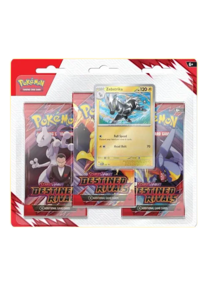 Destined Rivals 3 Pack Blister (Zebstrika or Kangaskhan)