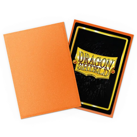 Dragon Shield Matte Sleeves - Sparkling Amber (100)