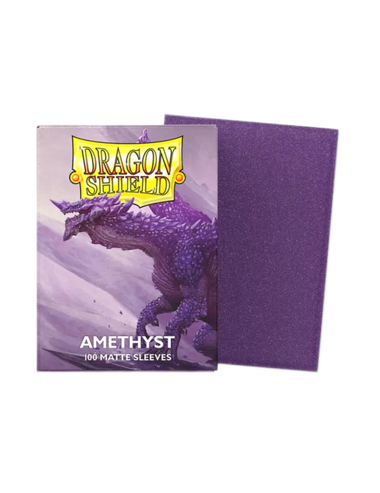 Dragon Shield Matte Sleeves - Sparkling Amethyst (100)