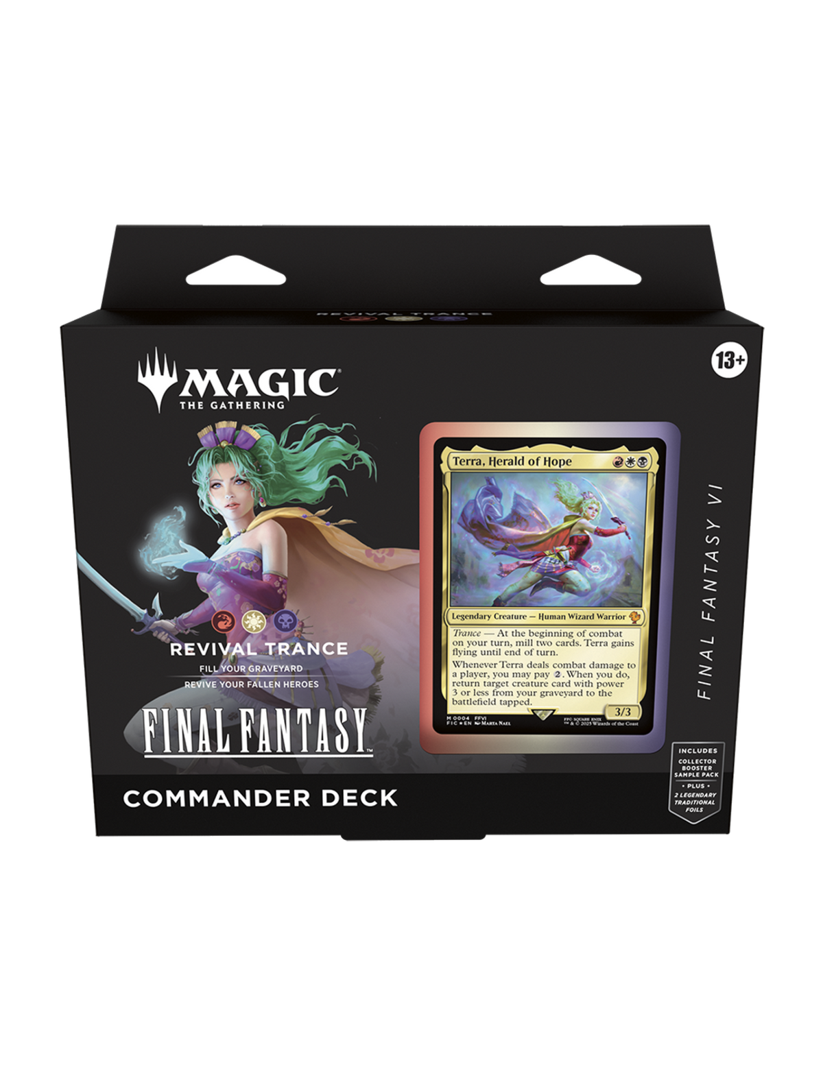 FINAL FANTASY Commander Deck Precon - FINAL FANTASY VI Revival Trance ...