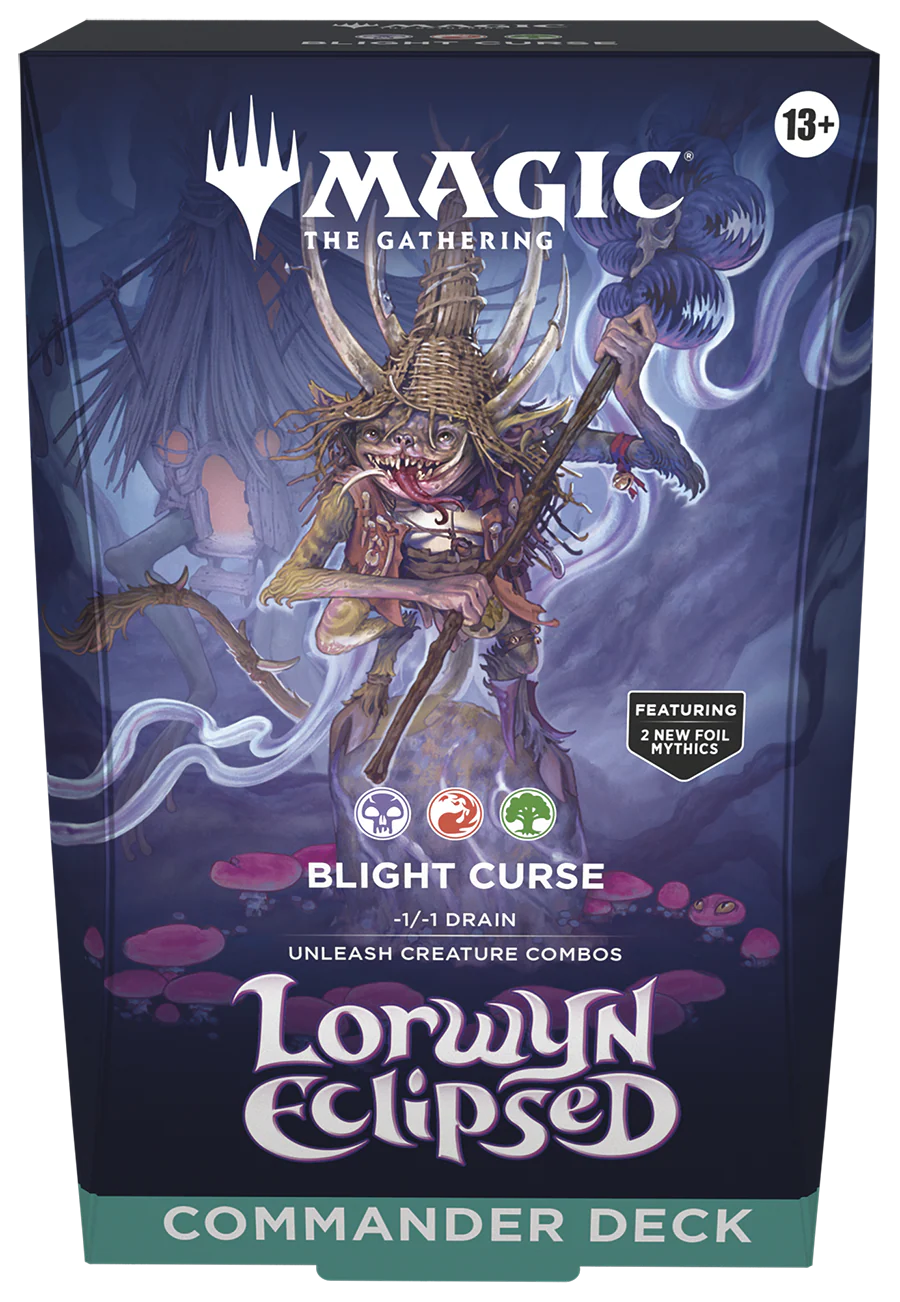 Lorwyn Eclipsed - Blight Curse Commander Deck (PRE-ORDER, EXPECT TO SHIP 1/23/26)
