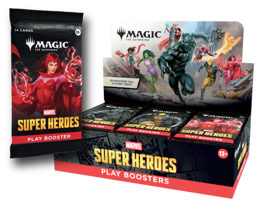 Marvel Super Heroes - Play Booster Display (PRE-ORDER, EXPECT TO SHIP 6/26/26)