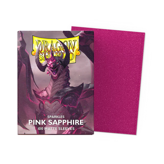 Dragon Shield Sleeves: Standard Matte - Pink Sapphire 100CT
