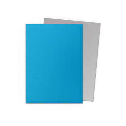 Dragon Shield Sleeves: Standard Matte Dual - Sky Blue & Silver 100CT