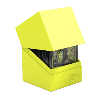 Ultimate Guard Boulder Deck Box 100+ Solid - Neon Yellow