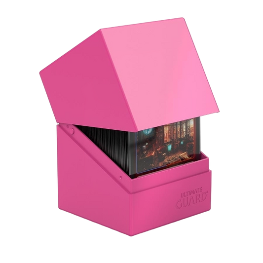 Ultimate Guard Boulder Deck Box 100+ Solid - Neon Pink