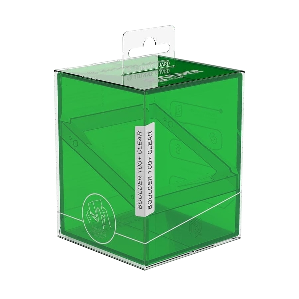 Boulder 100+ Clear Deck Box - Emerald