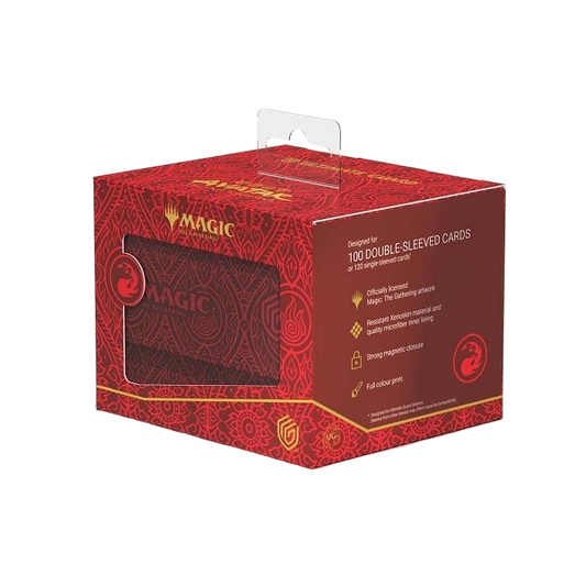Sidewinder 100+ Xenoskin Deck Box "Avatar The Last Airbender" - Mana Symbol Red