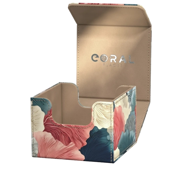 Sidewinder 133+ Deck Box Xenoskin "Coral Places" - Reef Flowers