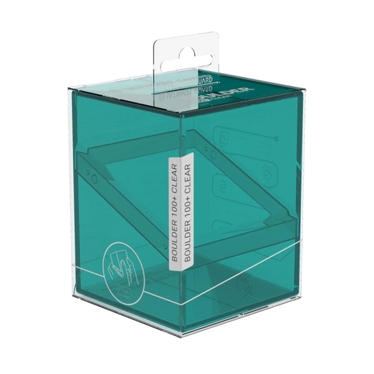 Boulder 100+ Clear Deck Box - Malachite