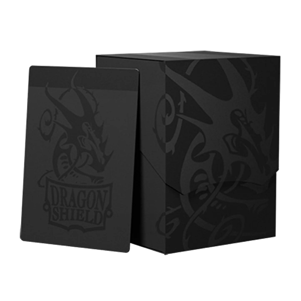 DRAGON SHIELD: DECK SHELL REVISED DECK BOX: SHADOW BLACK-BLACK