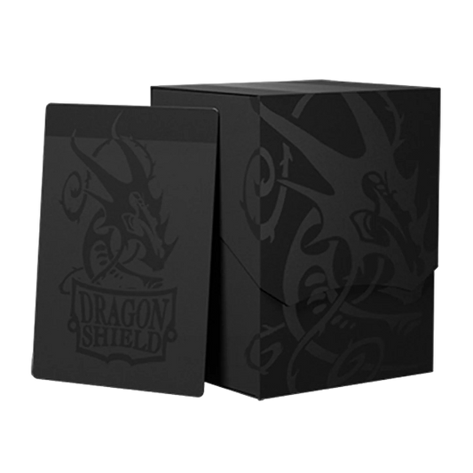 DRAGON SHIELD: DECK SHELL REVISED DECK BOX: SHADOW BLACK-BLACK