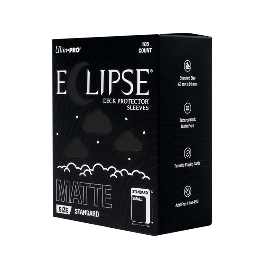 ULTRA PRO: ECLIPSE SLEEVES: STANDARD MATTE JET BLACK (105CT)