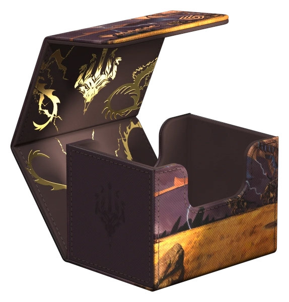 Sidewinder 100+ Xenoskin Deck Box Magic: The Gathering "Tarkir: Dragonstorm" Ghostfire - Neriv, Heart of the Storm