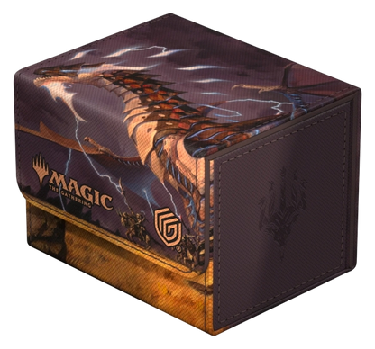 Sidewinder 100+ Xenoskin Deck Box Magic: The Gathering "Tarkir: Dragonstorm" Ghostfire - Neriv, Heart of the Storm