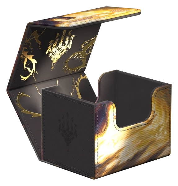 Sidewinder 100+ Xenoskin Deck Box Magic: The Gathering "Tarkir: Dragonstorm" Ghostfire - Stormscale Scion