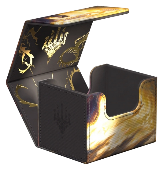 Sidewinder 100+ Xenoskin Deck Box Magic: The Gathering "Tarkir: Dragonstorm" Ghostfire - Stormscale Scion