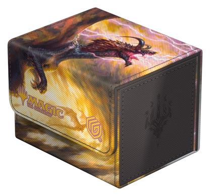 Sidewinder 100+ Xenoskin Deck Box Magic: The Gathering "Tarkir: Dragonstorm" Ghostfire - Stormscale Scion