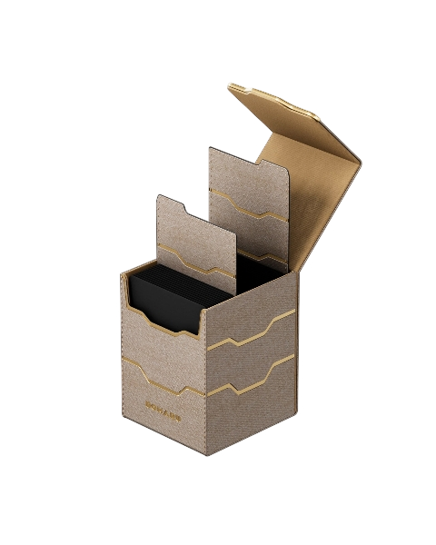 DOMARU Armory Collection Vertex 100+ Toploading Box - Alabaster
