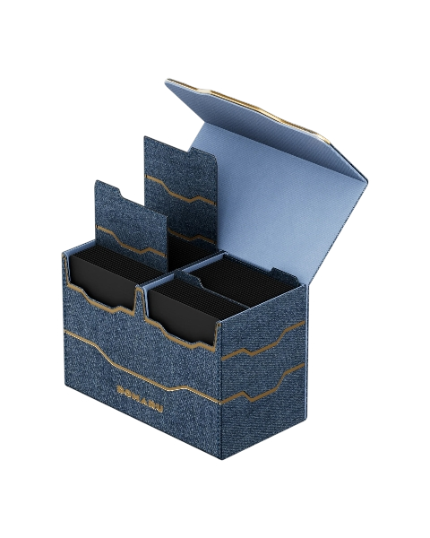 DOMARU Armory Collection Vertex Duo 200+ Toploading Box - Lazulite