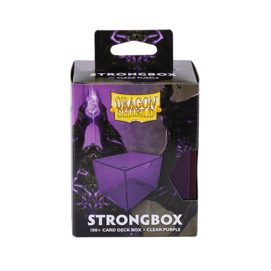 Dragon Shield Strong Deck Box - Clear Purple