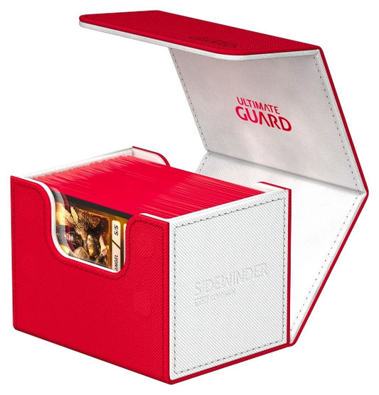 Sidewinder 100+ Xenoskin Synergy Deck Boxes - Red/White