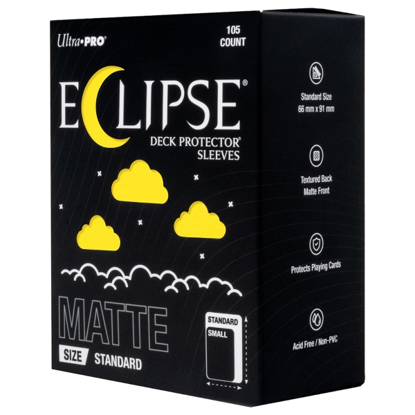 ULTRA PRO: ECLIPSE SLEEVES: STANDARD MATTE: LEMON YELLOW